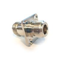 Переходник N-female - N-female приборный фланец